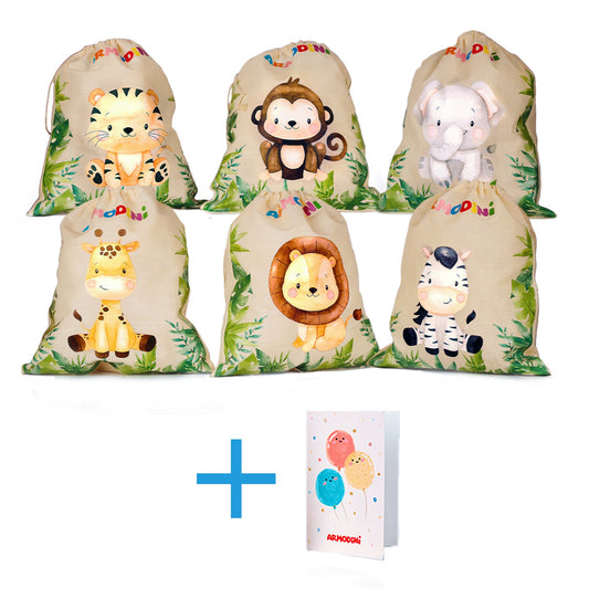 Cadeautasje en kaartje